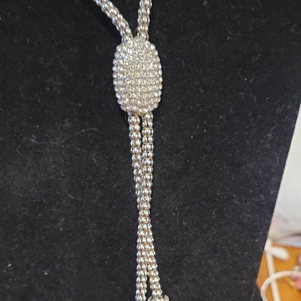 Chico's Shimmering Silver Necklace - Picture 2 of 5